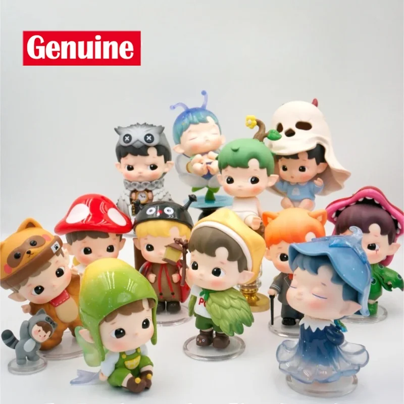 Caja misteriosa Original de la serie Hacipupu Adventures In The Woods, 1 ud./12 Uds. En Stock, caja ciega, bonito juguete, figura de acción, regalo