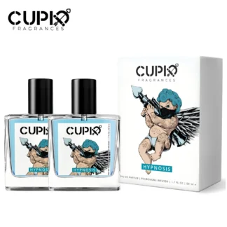 2 juegos de fragancias de Colonia para hipnosis de Cupido, fragancia para coche, 50ml, Toilette con dije de Cupido para hombres