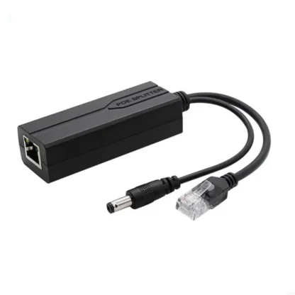 Y1UB Fuente alimentación segura Splitter aislado Poe 48V a 12V para dispositivos redes