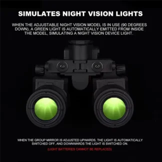 【Must-Haves】An/PVS31 gafas de visión nocturna binoculares de doble tubo accesorios para casco modelo para Cosplay