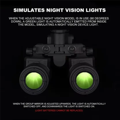 【Must-Haves】An/PVS31 gafas de visión nocturna binoculares de doble tubo accesorios para casco modelo para Cosplay