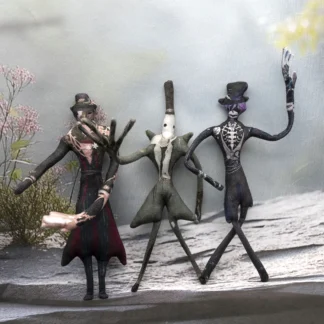 Muñeco de algodón de Anime, 28CM, juego Identity V, Cosplay Jack the Ripper, forma giratoria abstracta con cuerpo, juguete de peluche para regalo de seguidores