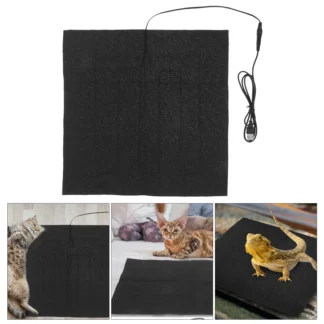 Almohadilla térmica para mascotas, estera multifunción para reptiles, animales reutilizables, calefacción multifunción para dormir