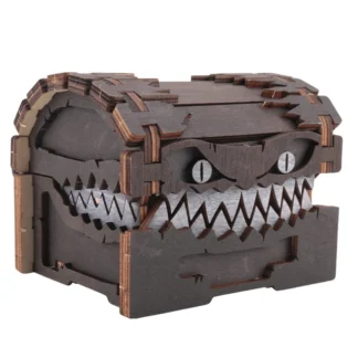 Bloques de construcción empalmados de madera, caja de almacenamiento de Diablo, 1 piezas, como se muestra, decoración artesanal de Graffiti de colores