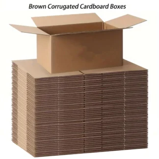 Caja de envío de tres capas de alta calidad, 7,87x4,13x5,31 pulgadas, 4 tamaños para elegir, cartón corrugado marrón con tapa