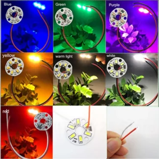 DC 5V USB LED Chip cuentas superficie regulable bombilla transformación fuente de luz LED diámetro 32MM 3W luz de un solo Color U26