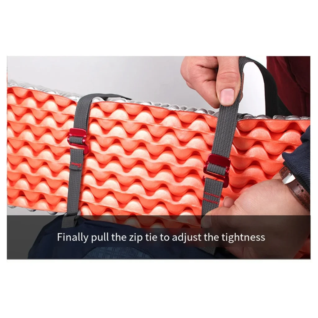 AT13 Correas de liberación rápida para exteriores, cuerda de amarre para tienda, correas de amarre para techo, correas de tensión, correas de amarre para mochila