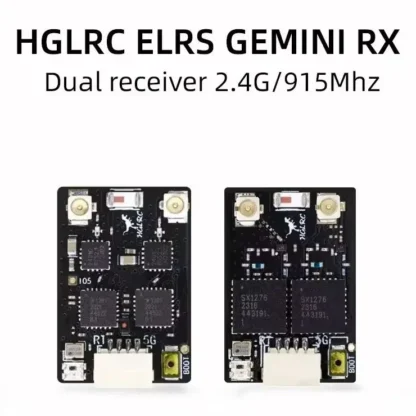 HGLRC ELRS GEMINI RX Receptor dual 2.4G / 915Mhz Diversidad verdadera