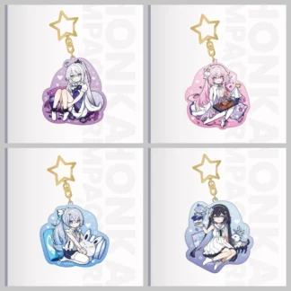 Juego de Anime Honkai3, adornos, soporte de llave acrílico, modelo de placa, regalo para fanáticos del Cosplay