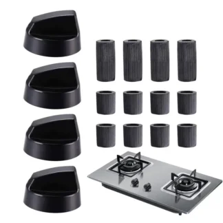 4 Uds interruptores de repuesto perilla de plástico perilla de Control de estufa de Gas perilla de horno de rango General perilla de cocina para cocinas de cocina