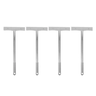 Varilla de mano de exhibición de poste de placa, soporte de letrero de acero inoxidable, Parada de Metal multifunción para reemplazo, 4 Uds.