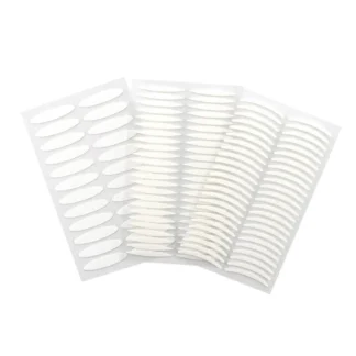 60 hojas de pegatinas para párpados dobles, cinta adhesiva transparente de fibra para mujeres, pegatinas para párpados, Material PE, fino, Invisible, fácil de quitar