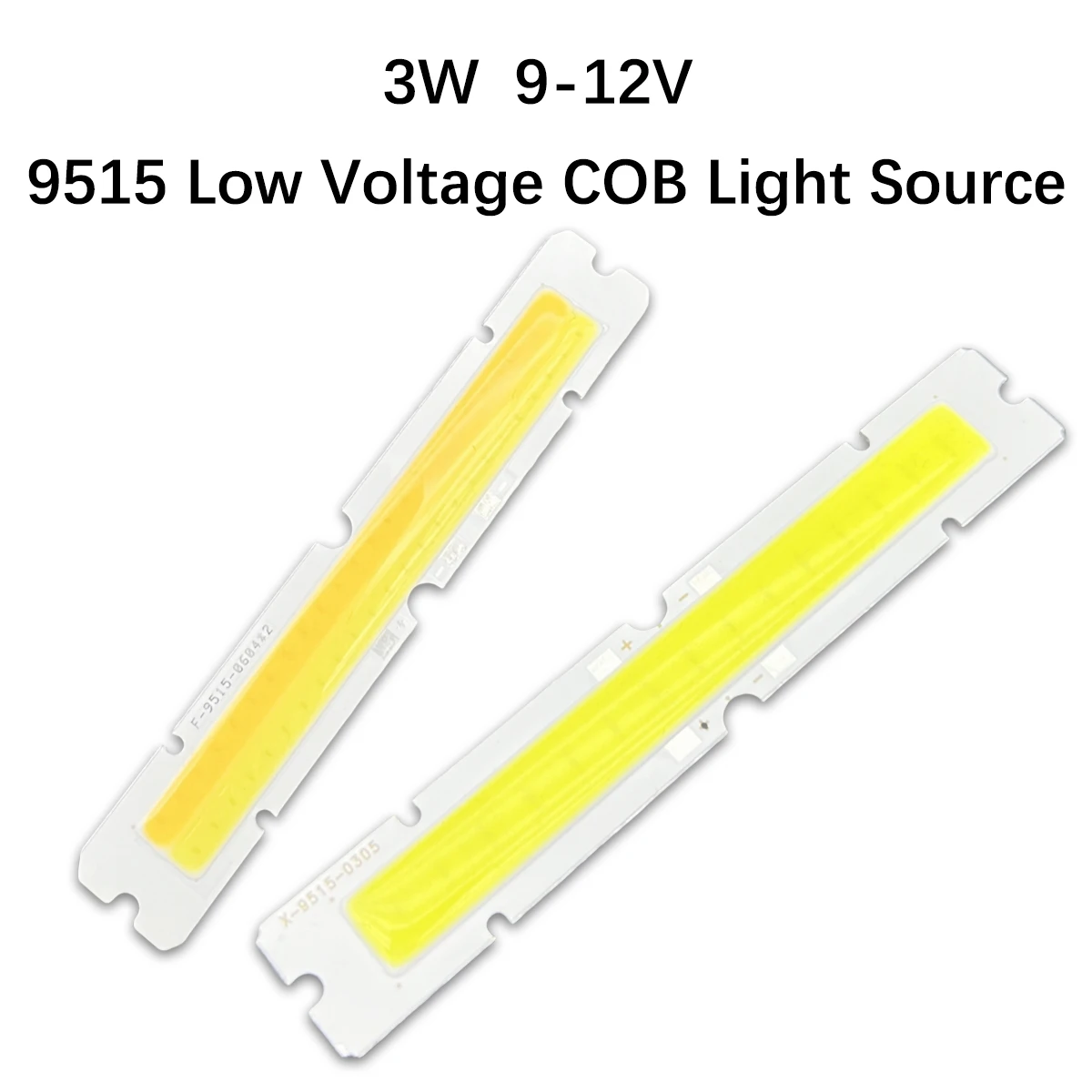 5 uds fabricante DC 9-12V 300LM LED COB módulo de luz tira dura 95*15MM 3000K 6500K bombilla para lámpara DIY
