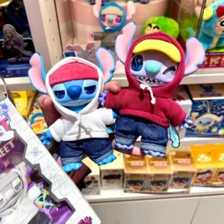 Figura de caja ciega de la serie Stitch Gen Z Street, muñeca de vinilo de punto bonito, caja misteriosa, bolsa sorpresa de felpa, juguetes colgantes, regalo