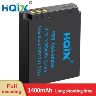 HQIX para cámara Leica D-LUX4 D-LUX3C-LUX1 D-LUX2 BP-DC4 cargador de batería