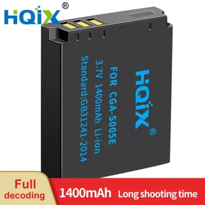 HQIX para cámara Leica D-LUX4 D-LUX3C-LUX1 D-LUX2 BP-DC4 cargador de batería