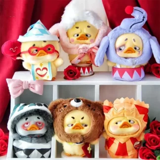 Caja ciega de vinilo de la serie de circo loco v4, pato bollido auténtico, caja misteriosa, figura de Anime, muñeco de pato, adorno, regalos para niñas, colgante