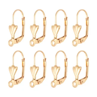 10 Uds. Ganchos para pendientes de acero inoxidable 304, cierre de palanca francesa para hacer hallazgos de joyería DIY