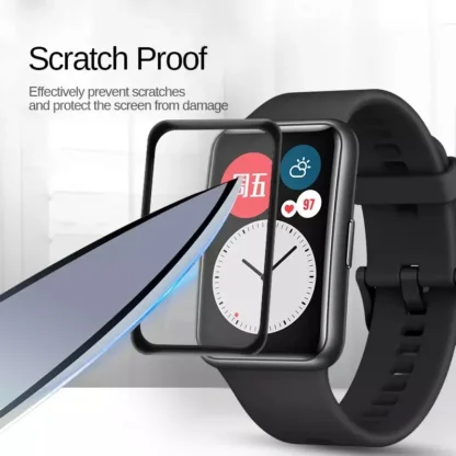 Película de pantalla completa cristalina Fácil instalación Confiable Popular Duradero Necesita final para su reloj inteligente Durable
