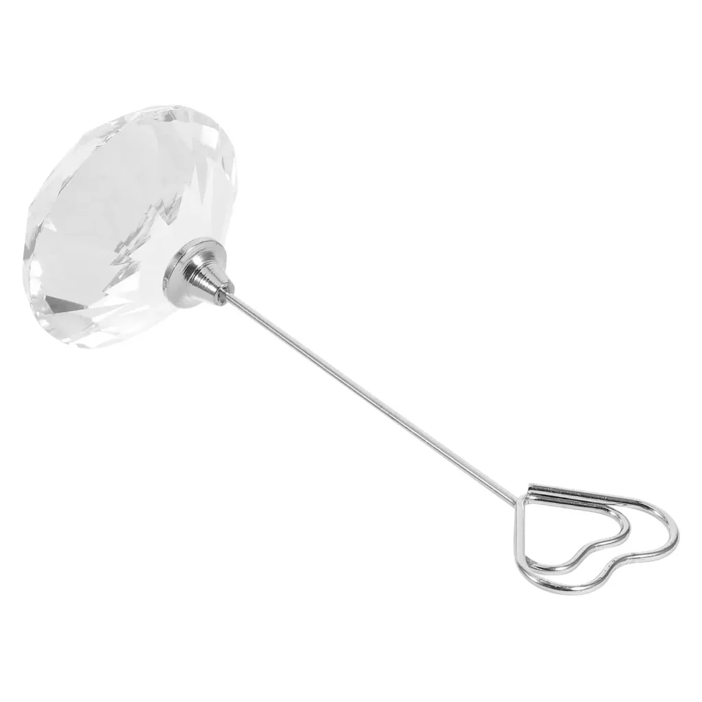 1 Uds. Soportes de Clip de cristal para fotos, escritorio, oficina, mesa decorativa, ganizers, pisapapeles para notas, tarjetas de notas de San Valentín, soporte para lugar