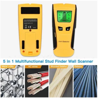 Buscador de escáner de pared A86G, Detector de pared, encontrar tachuelas de madera y Metal, detección de cable vivo de voltaje CA