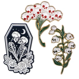 Alfileres esmaltados, broche de dibujos animados de Metal, mochila, sombrero, bolso, Collar, insignias de solapa, joyería de moda para hombres y mujeres, regalo de Halloween