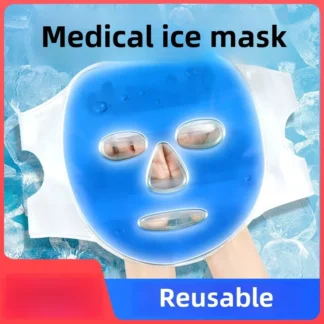 Mascarilla de hielo reutilizable para el cuidado económico de la piel Cosmetología médica Impacco frío utilizado para lograr un post-refrigeración operativa facial