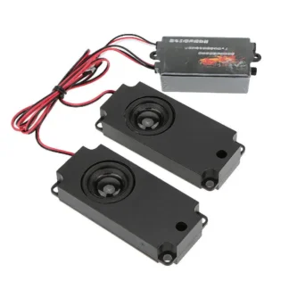 Coche teledirigido de segunda generación, grupos de conexión de acelerador, simulador de sonido de motor con 2 altavoces para modelo de coche deportivo RC