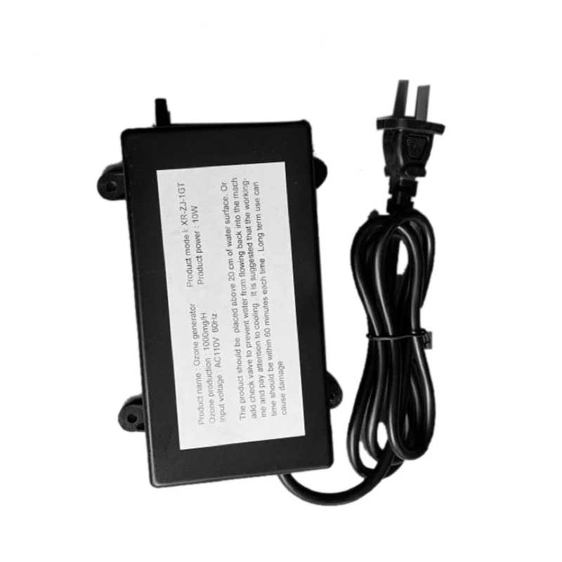 2025 nuevo generador 1000Mg ozonizador purificador de aire y agua limpiador tratamiento fruta vegetal pecera, enchufe estadounidense