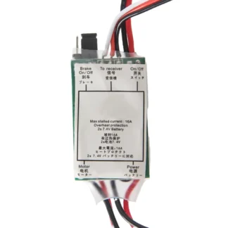 El nuevo controlador de velocidad ESC cepillado 16A para WPL C14 C24 C34 C44 B14 B24 B16 B36 1/16 RC accesorios de piezas de actualización de coche