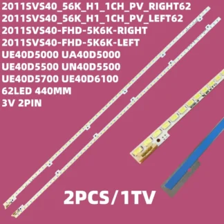 Tira de LED para Sam sung UE40D5003 UE40D5000 UE40D5720 UE40D5700 UE40D6100 UA40D5000 UE40D5520 BN64-01639A UN40D5000 UN40D5500