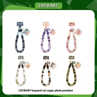 Colgantes de cadena para teléfono de juego, nueva moda genuina, Crybaby Wild But Cutie, cordón para teléfono, serie, decoración de caja ciega, juguete para regalo de cumpleaños para niñas