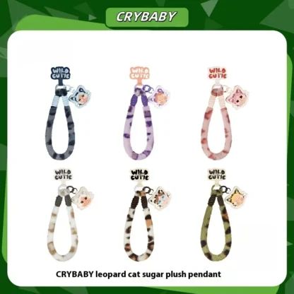 Colgantes de cadena para teléfono de juego, nueva moda genuina, Crybaby Wild But Cutie, cordón para teléfono, serie, decoración de caja ciega, juguete para regalo de cumpleaños para niñas
