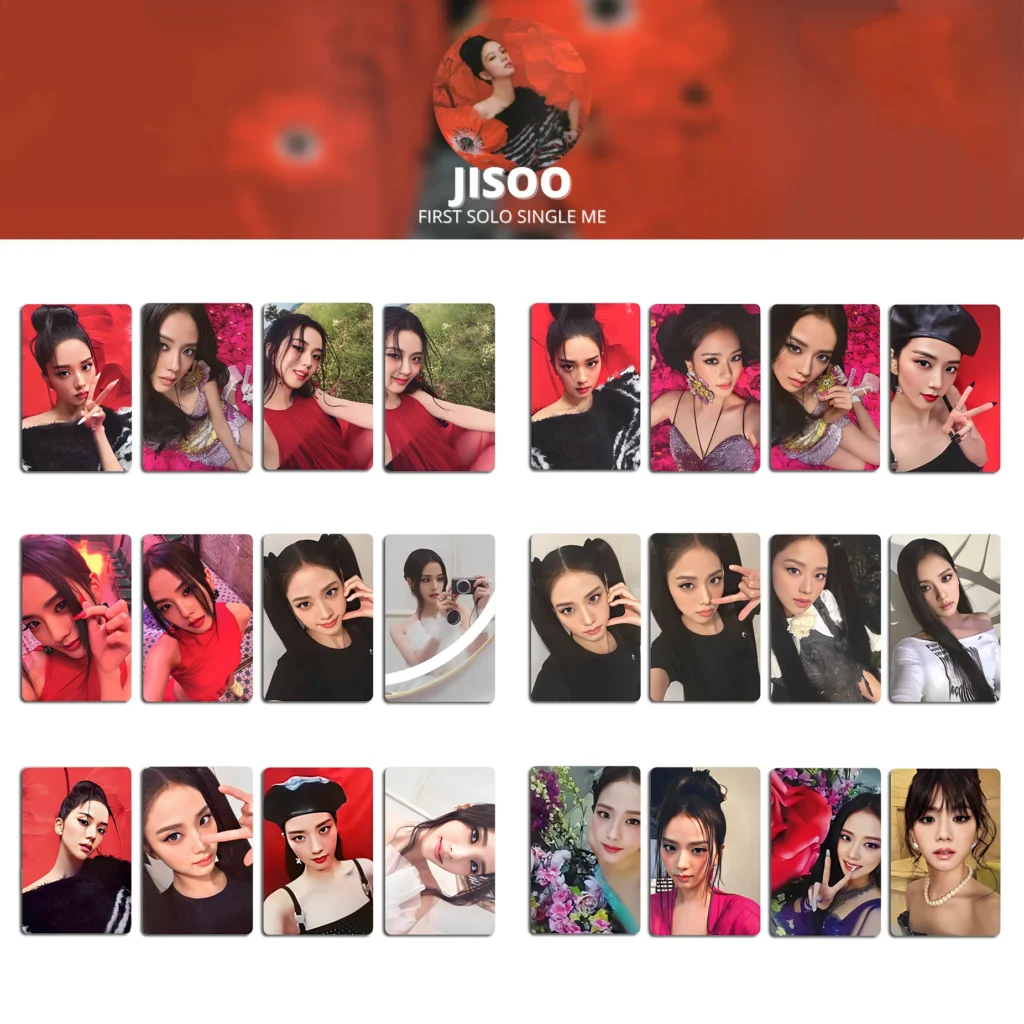 Nueva tarjeta de álbum KPOP, tinta rosa de alta calidad, BP Kim Ji soo, álbum individual Personal ME, tarjeta pequeña
