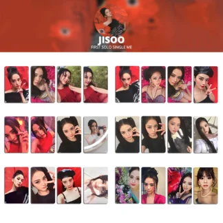 Nueva tarjeta de álbum KPOP, tinta rosa de alta calidad, BP Kim Ji soo, álbum individual Personal ME, tarjeta pequeña