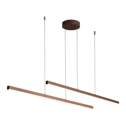 Lámpara lineal LED tipo barra para comedor, accesorios de iluminación para restaurante, luces colgantes de techo, lámpara LED