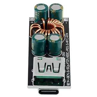 Caliente 3 uds 60W 6-35V CC a USB tipo C PD 3,0 QC4.0 + y tipo A QC3.0 DC carga rápida 12V 24V módulo de alimentación reductor