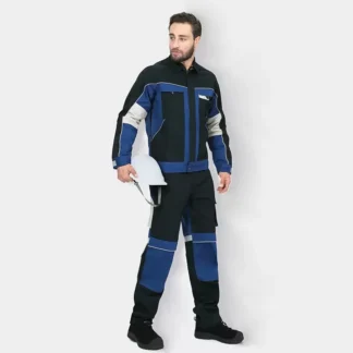 Traje reflectante con múltiples bolsillos, ropa de trabajo para hombres, fábrica eléctrica, reparador, taller, uniformes duraderos, ropa de seguridad, ropa de trabajo