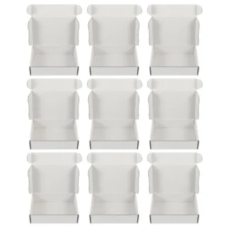 Cajas de embalaje de papel corrugado, envío móvil, caja de almacenamiento reutilizable de tamaño pequeño, respetuosa con el medio ambiente, multiusos, fuerte