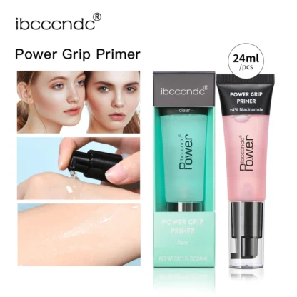 24ml Power Grip Primer Gel a base de imprimación facial hidratante para suavizar la piel agarre maquillaje Invisible poros incoloro Primes