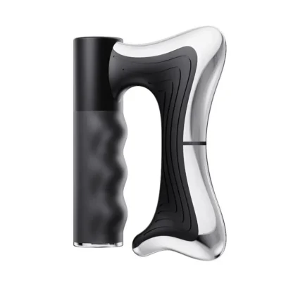 Lo último en masajeador corporal portátil Hyper Blade, calefacción, ajuste de 3 niveles, vibración, masaje muscular, raspado, cuchillo fascial