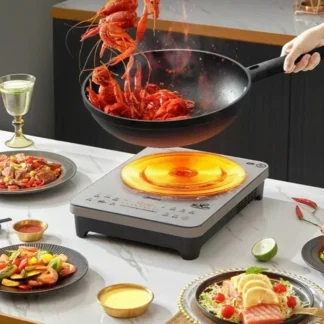 Nueva cocina de inducción para cocina casera: fuego feroz de 3500 W para freír, cocina de inducción de alta potencia