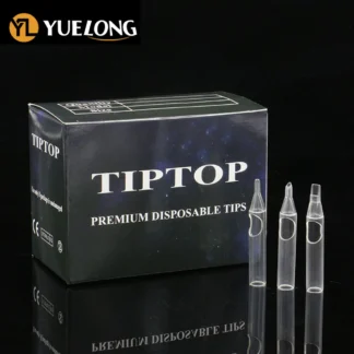 Puntas de tatuaje desechables de tamaño redondo para RL, puntas de tatuaje de plástico transparente, 50/100 piezas, 3/5/7/9/11/14/18R