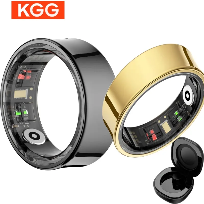 Anillo inteligente R09 5ATM impermeable presión arterial frecuencia cardíaca piel temperatura carga caso cámara Control modos deportivos anillos