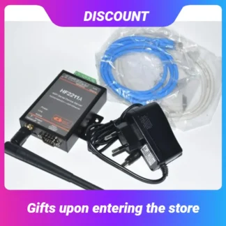 HF2211 Módulo convertidor serie a WiFi RS232/RS485/RS422 a WiFi/Ethernet para transmisión de datos de automatización Industrial HF2211A