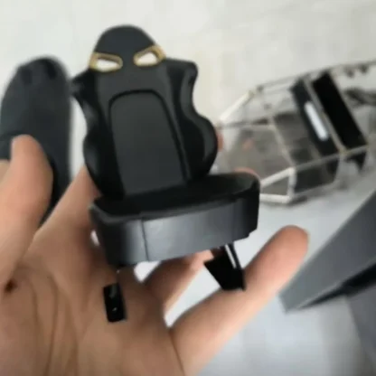 Asiento de conductor de plástico compatible con Capo jkmax Wrangler Crawler RC Car escala 1/8