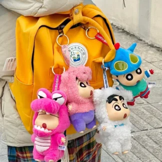 Crayon Xiaoxin-caja ciega de muñecas de vinilo, serie de fiesta de repuesto, figura de acción de Anime, caja misteriosa, colgante de bolsa de muñeca de vinilo de felpa bonita