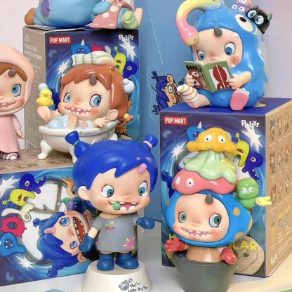 POP MART POLAR-HELLO POL Temporada 1 serie figuras caja misteriosa 1 ud./12 Uds caja ciega figuras de juguete muñeca adornos de escritorio Colle regalo