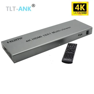 Multivisor HDMI 16x1 4K con conmutación perfecta con 12 modos de segmentación de vídeo