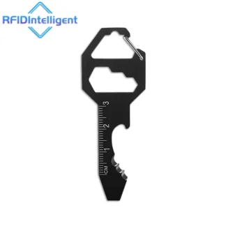 Llavero abridor de botellas multifunción portátil, destornillador con casquillo hexagonal, herramientas EDC de acero inoxidable, suministros de autodefensa